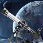 Manuaalne astronoomiline teleskoop & Sobib algajatele, 40x suurendus objektiiviga, T&auml;htede vaatlemiseks & Huvialastronoomiaks, Kaasaskantav HD teleskoop Kingitus 1 Set
