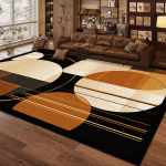Kaasaegne luksuslik elutoa vaip Pehme libisemiskindel suur ala vaip Kodu magamistoa diivani kaunistus Kerge p&otilde;randamatt 60x90cm black