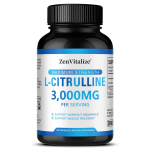 L-Tsitrulliin 3000mg Toidulisand, L-Arginiin, L&auml;mmastikoksiid, 120 Kapslit 120 Capsules