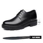 K&otilde;rgendusega 8/10CM Meeste Platvormiga K&otilde;rge Kontsaga Kingad Mustad Kleidi Kingad Meestele Ametlikud Kontori Nahast Kingad Meestele Elegantne &Auml;ri Liftikingad 37 black
