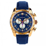 Versace VDB030014 V-Ray Kuldse Tooniga Meeste K&auml;ekell 44mm sinine