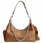 Coach Taskuga Juliet 30 Kuldne Logo &Otilde;larihm Eemaldatav Reguleeritav Sile Nahk Mootorratturi Crossbody &Otilde;lakott Suur CAM20-LHT7J Basic Set (Bag+Dust Bag)