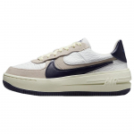 Nike Air Force 1 PLT.AF.ORM Summit White Navy Naiste tossud Light-Orewood-Brown Coconut-Milk Blackened-Blue FB8481-100 37.5