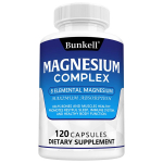Magneesiumikompleksi toidulisand, 8 elementi magneesiumi, 1000 mg - Maksimaalne imendumiskiirus, 120 kapslit 120 Capsules