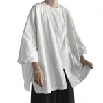 Meeste suvine topp Stiilne kolme neljandiku varrukatega pehme meeste kevadine T-s&auml;rk Pullover s&uuml;gisene kevadtop Meeste kevads&auml;rk Meeste riided M valge