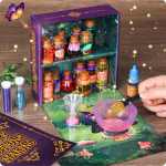 Brew Witch'S Ise-tee-n&otilde;iajookide komplekt Loov Fantaasia rollim&auml;ngu m&auml;nguasi lastele Ohutu Pestav Teaduskatsete komplekt T&auml;iuslik s&uuml;nnip&auml;evakingitus black