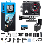 AKASO EK7000 Pro 4K spordikaamera 20MP 40m veekindel 1350mAh must