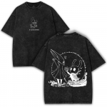 Hollow Knight Silksong Hornet Ratsu Vintage Pesitud Indie M&auml;ngi T-s&auml;rk Unisex Metroidvania F&auml;nn T&auml;navar&otilde;ivad T-s&auml;rk Puuvillane Vabaaja L&uuml;hikeste Varrukatega Top S