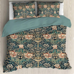 William Morris Strawberry Thief Tekikottide komplekt T&auml;issuurus Kuninganna suurus Pehme Kohtumine &Otilde;rn Voodipesu Komplektid Teismelistele/T&auml;iskasvanutele Tekikate AU Double(180x210cm)
