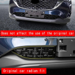 AB59-Auto Esiosa Alumine Kaitseraua Iluv&otilde;re Iluv&otilde;re Liistukate Mazda CX5 CX-5 2022+ Esiosa Alumine Keskmine V&otilde;re Dekoratsioon black 35cm