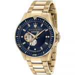 Maserati R8823140004 Automaatne Teemandikettaga Piiratud V&auml;ljalaskeava Meeste K&auml;ekell 44mm kuld