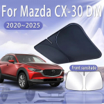 Kokkupandav autoklaasi p&auml;ikesevari Mazda CX-30 DM 2020~2025 2022 2023 esiklaasile P&auml;ikesekaitse Soojusisolatsioon Suvine autotarvik