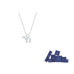 Swarovski Zodiac II S&uuml;nteetilised kuupmeetrilised tsirkooniumoks&uuml;iidist kaelakeed Naistele H&otilde;bedased F-Original brand box (color random) h&otilde;be