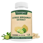 Kvaliteetne tsitrusvilja bergamoti ekstrakt 1000 mg kapslid metabolismi ja s&uuml;dame toetamiseks 120 kapslit 120PCS