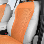 Universaalne suvine autosemekate & seljatoekate &ndash; Perforeeritud, Hingav ja Sobib K&otilde;ikideks Hooaegadeks Front seat backrest 1PC kollane oranž v&auml;rv