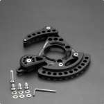 ISCG05 Kinnitus Keti juhttala Alumiiniumisulam Maastikuratas CNC T&ouml;&ouml;deldud &Uuml;ks hammasratas Black Iscg03-05 black
