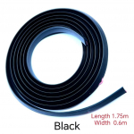 1750mm rattakoopa k&uuml;ljekaitse laiendid Kummist tihendiriba Mitsubishi Montero Pajero Sport 7407A186HE 7407A186YA jaoks Black 1750mm