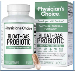 Physician's CHOICE Gaasid ja puhitus Probiootikum 5-&uuml;hes Proaktiivne tugi + Igap&auml;evane leevendus 1 PACK