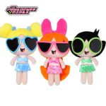 Uus 3 tk/partii 23 cm Multikas Anime Powerpuff Girls Palusm&auml;nguasjad Armsad Blossom Buttercup Bubbles T&auml;idisega Palusnukud Kingitused