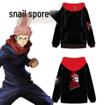 Jujutsu Kaisen Gojo & Itadori k&otilde;rge kaelusega tudengi dressipluus Cosplay kost&uuml;&uuml;m Adult S red