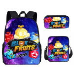 Blox Fruits Kuradivilja Ruudukujuline Esikott, Koolikott Alg- ja Keskkooli &Otilde;pilastele, Seljakott Meestele ja Naistele, Noorte Seljakott School bag + shoulder bag + pencil case