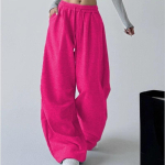 GlowGirl GlowGirl Uued Harajuku Laiad Spordip&uuml;ksid Naistele Streetwear L&otilde;dvad &Uuml;lesuuruses Hallid Spordip&uuml;ksid Naisele Pingutusn&ouml;&ouml;riga Vabaaja Jooksusp&uuml;ksid 3XL pink