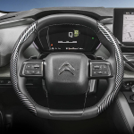 Sobib Citroenile s&uuml;sinikkiust tekstuuriga rooliratta kate C3 C4 X Berlingo C5 Aircross Jumper Spacetourer Ami X Segmented Q EI5
