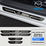Auto roostevabast terasest uksepaksu kriimustusplaat Mazda Axela Atenza 3 2 6 CX3 CX5 CX30 CX8 CX9 MX5 RX7 RX8 SKYACTIV tarvikutele
