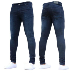 Denimi T&otilde;mblukuga N&ouml;&ouml;p P&uuml;ksid Meeste Denim vabaaja &otilde;hukesed Fitness Teksad Stretch kitsad kitsad pikad p&uuml;ksid XXXL black