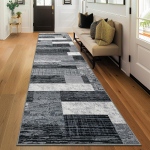 Kaasaegne geomeetriline jooksumatt libisemiskindel pestav matt vaip esikusse, k&ouml;&ouml;ki, elutuppa, magamistuppa, kodu kaunistuseks 60x220cm 24x87inch