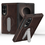 Magnetiline Kokkupandav Klambriga Telefoni&uuml;mbris Samsung Galaxy Z Fold 8 Ultra 7 6 5 4 Z Fold 8 Laiale Nahast 360&deg; P&ouml;&ouml;rleva Alusega Tagakaas Galaxy Z Fold 8 gray