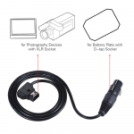 100 cm/3,3 jalga D-Tap isane XLR-i 4-kontaktilise naissoost adapteri toitekaabli juhe