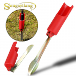 Punase &otilde;ngehoidja ABS+ sulamist maapealne tugijalg Keerulise ridva nagide kokkupandav hoidik punane