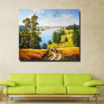 HUACAN DIY maastik Teemanttikandid Ristpistes Kodukaunistus T&auml;isruudukujuline Vaigu Mets Teemantmaal Mosaiik Kingitus Full Square 20*30 cm