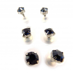 Les Tr&eacute;sors De Lily [J6223] &ndash; 3 paari siniseid  Cristal  k&otilde;rvar&otilde;ngaid sinine