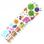 Les Tr&eacute;sors De Lily [N6193] - Planche de stickers 'Le train des Animaux' (20x70 cm) mitmev&auml;rviline