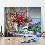 DIY Maalimine numbrite j&auml;rgi Digitaalne &otilde;limaal Kodukaunistused Numbrid Maalimine Hobid Numbrid &Otilde;limaal Kujutav kunst &Otilde;limaal 40x50cm no frame