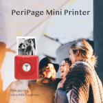 Mini kaasaskantav termoprinter paber fototaskuga termoprinter 57 mm printimine juhtmevaba Bluetoothiga Androidi IOS-printerid punane