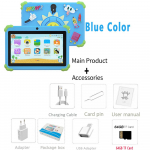 BDF 8-tolline IPS 4300mAh tahvelarvuti US Plug-32GB TF must