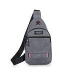 Mees Messengeri koti &otilde;lg Oxfordi riie Crossbody Casual messenger rinnakotid K&otilde;rvaklappide auk Multifunktsionaalne k&auml;ekott must