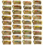 Puidust kamm SPL 1557 puidust pruuni v&auml;rvi