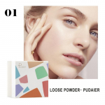 Pudaier Loose Powder Niisutav &Otilde;li kontrolliv meigipuuder Brightening Concealer Kerge hingav Veekindel Mittekalduv puuder 01