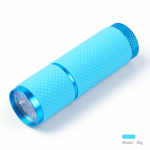 9 LED-i teisaldatav mini UV LED-valgustiga taskulamp k&uuml;&uuml;nekuivati ​​geelk&uuml;&uuml;nte manik&uuml;&uuml;ri t&ouml;&ouml;riista jaoks