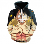 Jaapani Anime Hoodie One Piece Luffy 3D tr&uuml;kitud kapuutsiga Harajuku stiilis jakk Multifilm Kvaliteetne dressipluus teismeliste dressid XXL