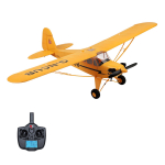 Wltoys XK A160 RC lennuk 5 kanaliga harjadeta kaugjuhtimispuldiga lennuk t&auml;iskasvanutele trikilendudega 3D 6G 1 Battery kollane