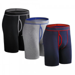 BONITOS 3Tk Print Pikad Bokserid Puuvillane Mehe aluspesu Mugavad meeste alusp&uuml;ksid XXL