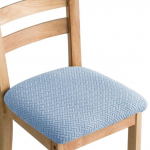 Kuumalt m&uuml;&uuml;a spandex s&ouml;&ouml;gitoa polsterdatud padi tooli istmekate Eemaldatav katte kate pestav m&ouml;&ouml;blikaitse taevasinine v&auml;rv