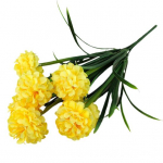 1 haru kunstlill, kastmata V&auml;rskelt hoidmine 7 pead siseruumides v&auml;ljas Elegantne v&otilde;ltshortensia lillepeokaunistus oranž