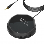 Lauaarvuti USB konverentsi valjuh&auml;&auml;ldi mikrofon 360 kraadi omnisuunaline kondensaator Plug & Play arvuti 3.5mm plug