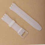 Silikoonrihm Swatchile Pehme TPU kellarihm 17 mm 19 mm kummist rihm meestele Naiste v&ouml;&ouml; randmepael 20 mm k&auml;ekella tarvikud 17mm